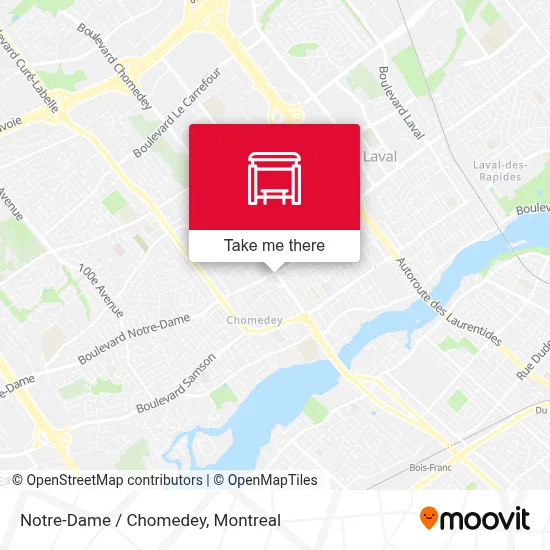 Notre-Dame / Chomedey map