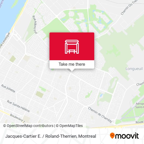 Jacques-Cartier E. / Roland-Therrien map