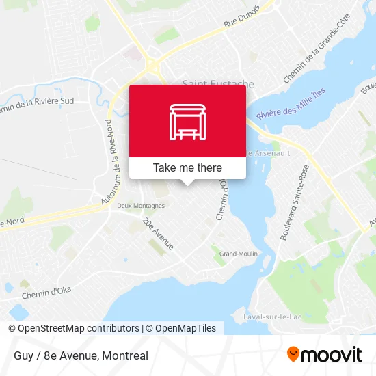 Guy / 8e Avenue map