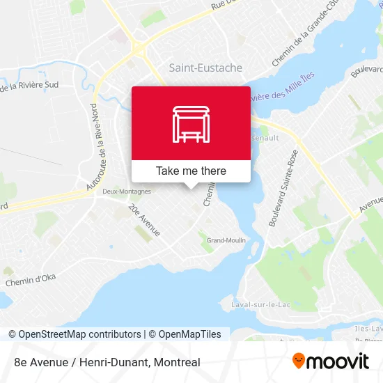 8e Avenue / Henri-Dunant map