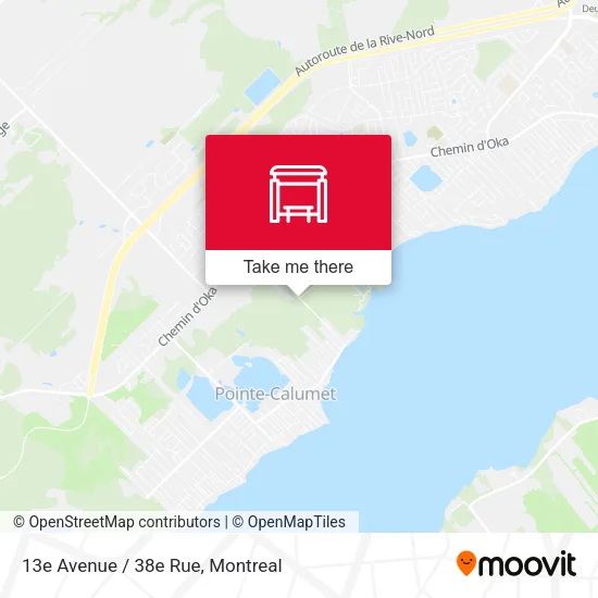 13e Avenue / 38e Rue map