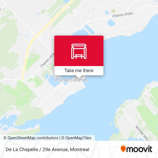 De La Chapelle / 29e Avenue map
