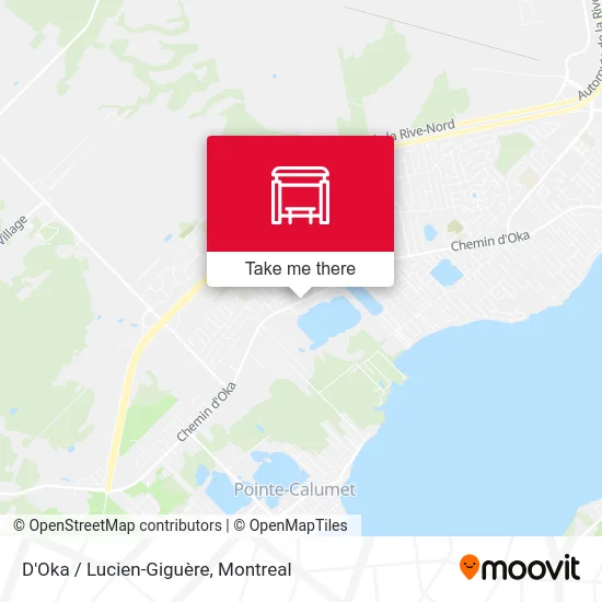 D'Oka / Lucien-Giguère map