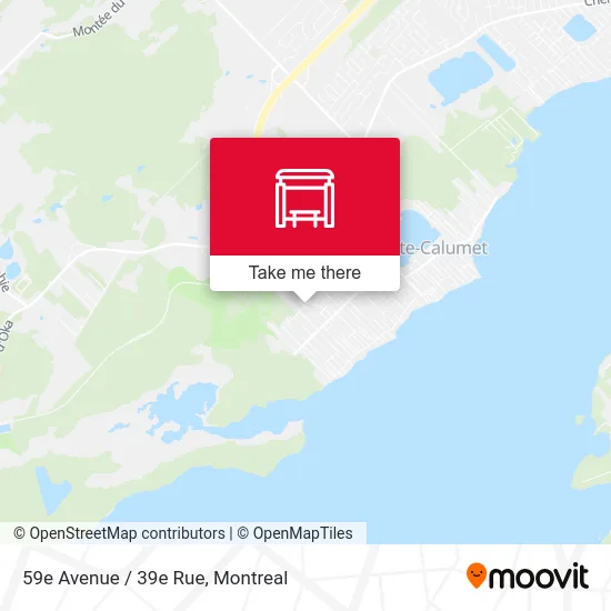 59e Avenue / 39e Rue map