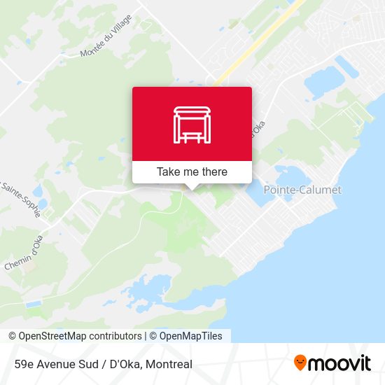 59e Avenue Sud / D'Oka map