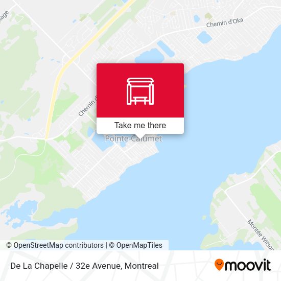 De La Chapelle / 32e Avenue map
