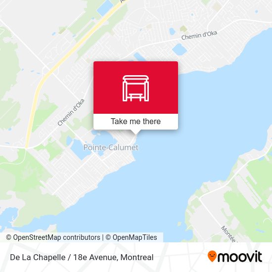 De La Chapelle / 18e Avenue map