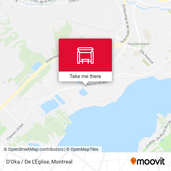 D'Oka / De L'Église map