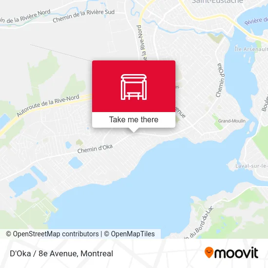 D'Oka / 8e Avenue map