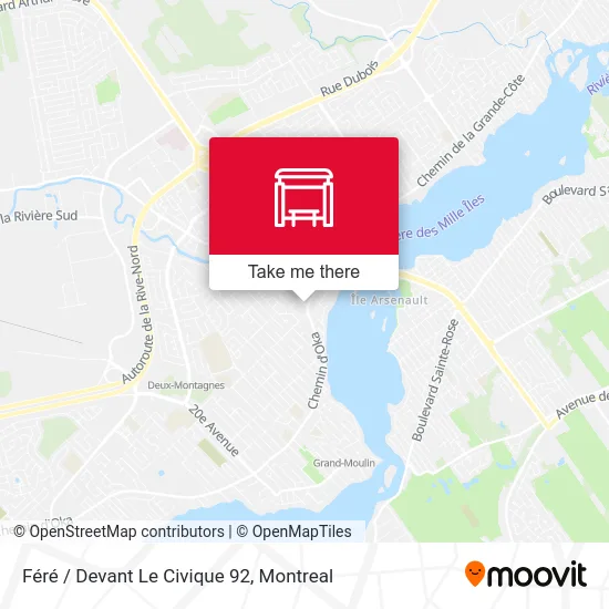 Féré / Devant Le Civique 92 map