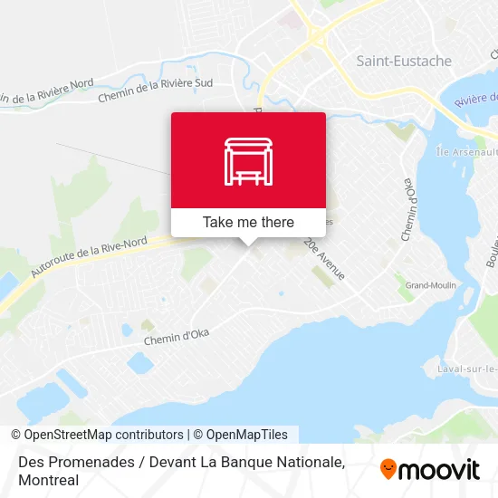 Des Promenades / Devant La Banque Nationale map