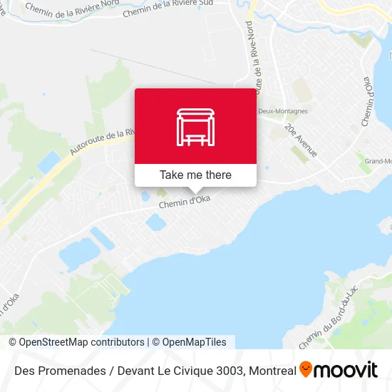 Des Promenades / Devant Le Civique 3003 map