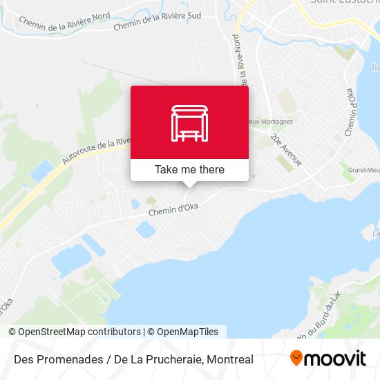 Des Promenades / De La Prucheraie map