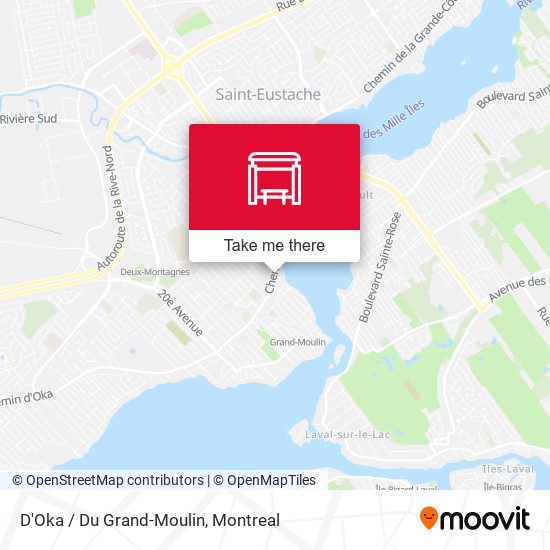 D'Oka / Du Grand-Moulin map