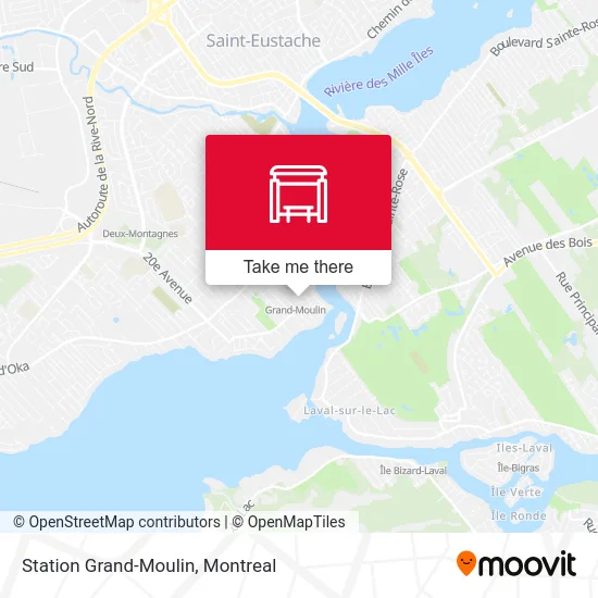 Station Grand-Moulin map