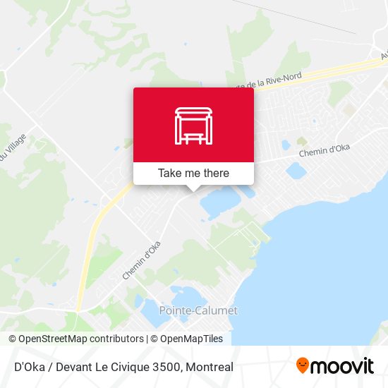 D'Oka / Devant Le Civique 3500 map
