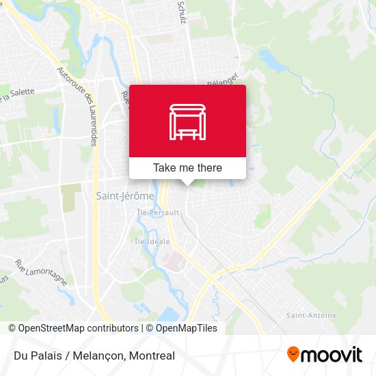 Du Palais / Melançon map