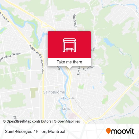 Saint-Georges / Filion map