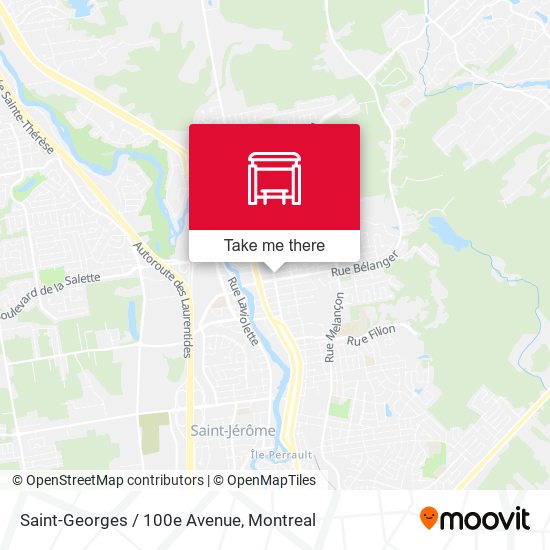 Saint-Georges / 100e Avenue map