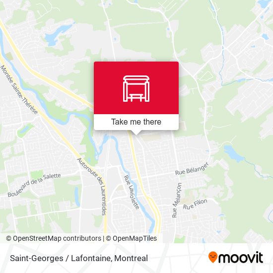 Saint-Georges / Lafontaine map