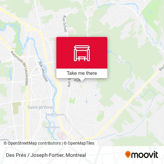 Des Prés / Joseph-Fortier map