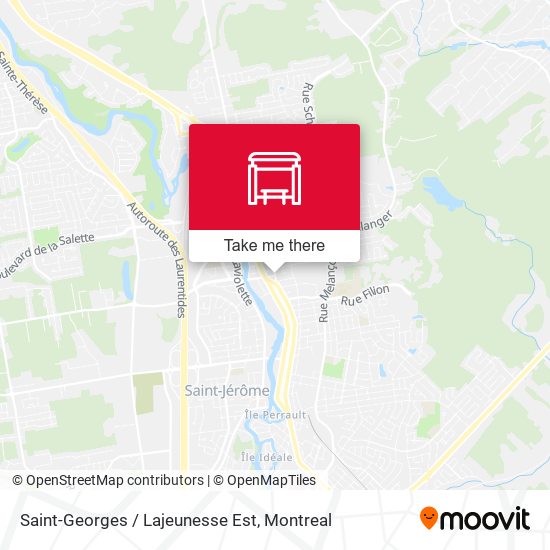 Saint-Georges / Lajeunesse Est map
