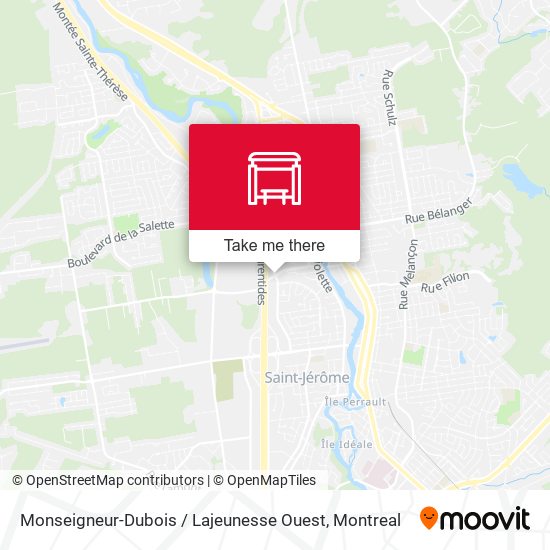 Monseigneur-Dubois / Lajeunesse Ouest map