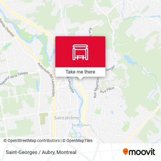 Saint-Georges / Aubry map