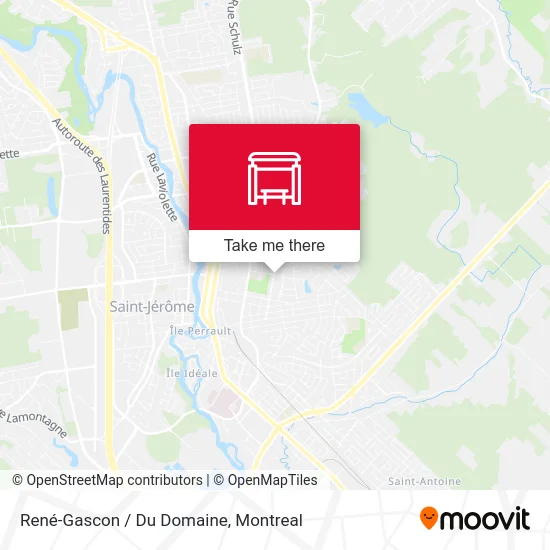 René-Gascon / Du Domaine map