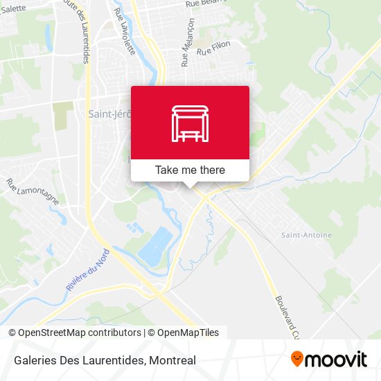 Galeries Des Laurentides map