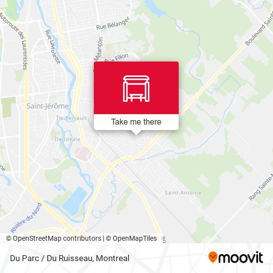 Du Parc / Du Ruisseau map