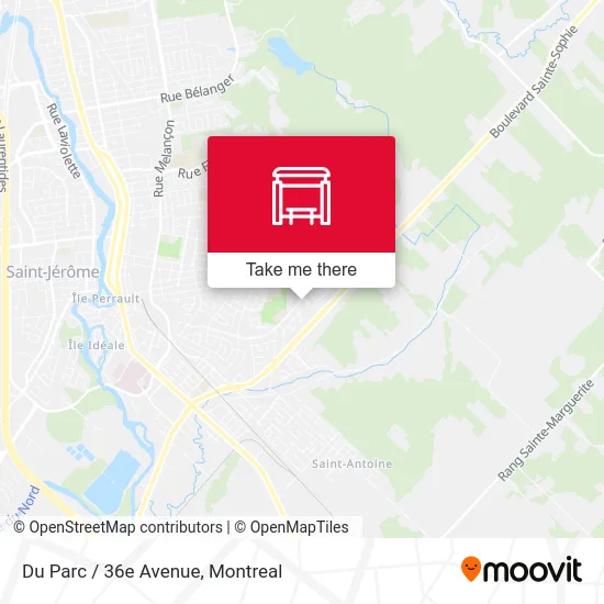 Du Parc / 36e Avenue map