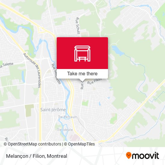 Melançon / Filion map