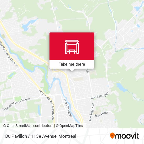 Du Pavillon / 113e Avenue map
