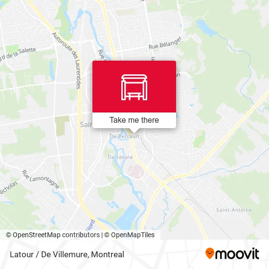 Latour / De Villemure map