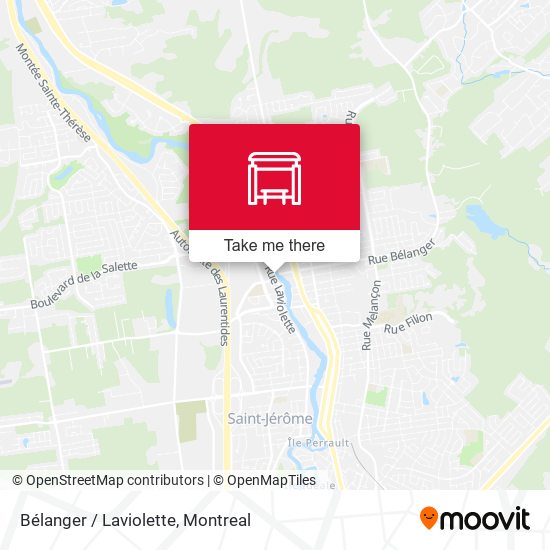 Bélanger / Laviolette map
