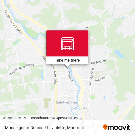 Monseigneur-Dubois / Laviolette map