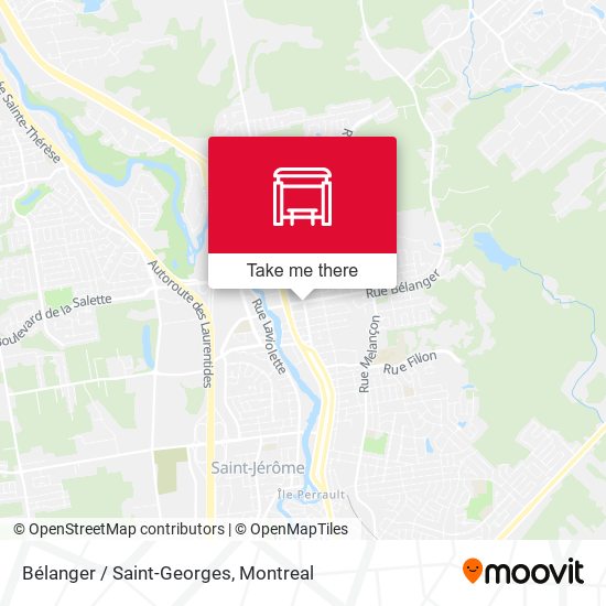 Bélanger / Saint-Georges map