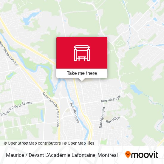 Maurice / Devant L'Académie Lafontaine map