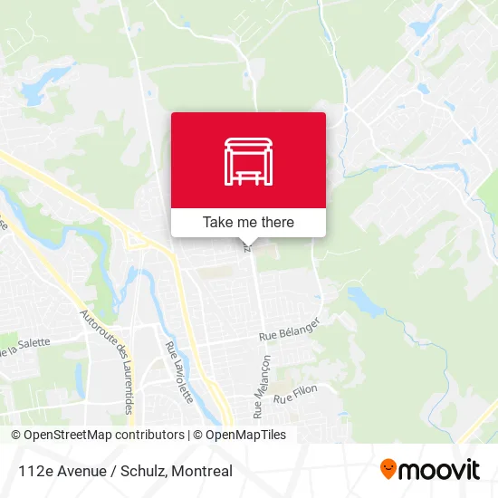 112e Avenue / Schulz map