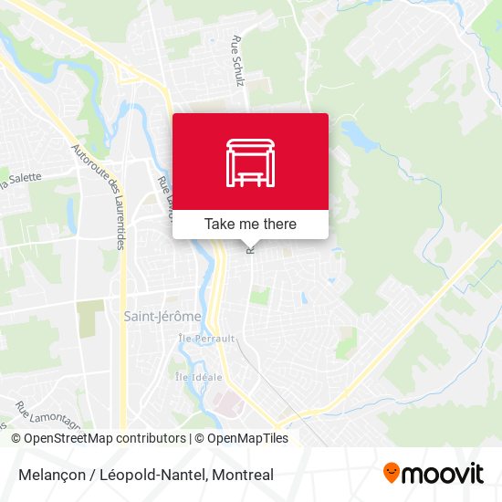 Melançon / Léopold-Nantel map