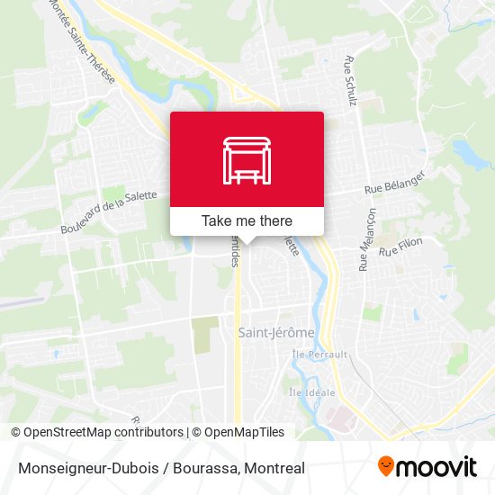 Monseigneur-Dubois / Bourassa map