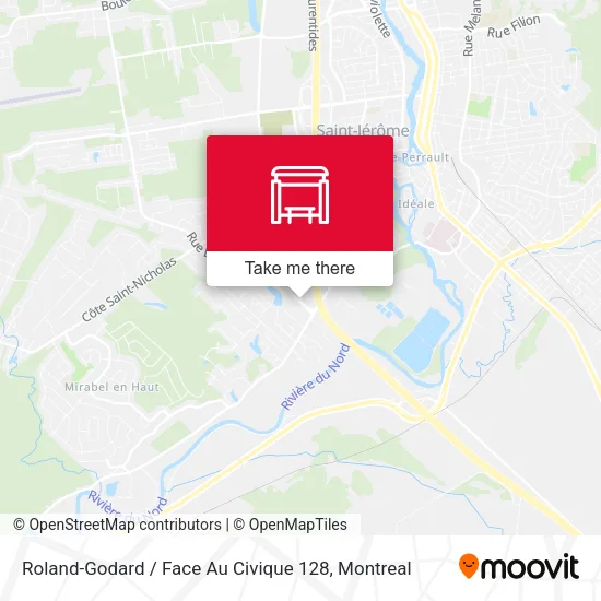 Roland-Godard / Face Au Civique 128 map