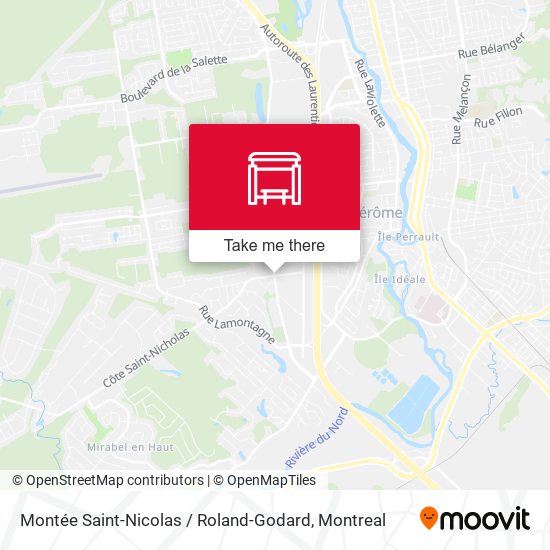 Montée Saint-Nicolas / Roland-Godard map