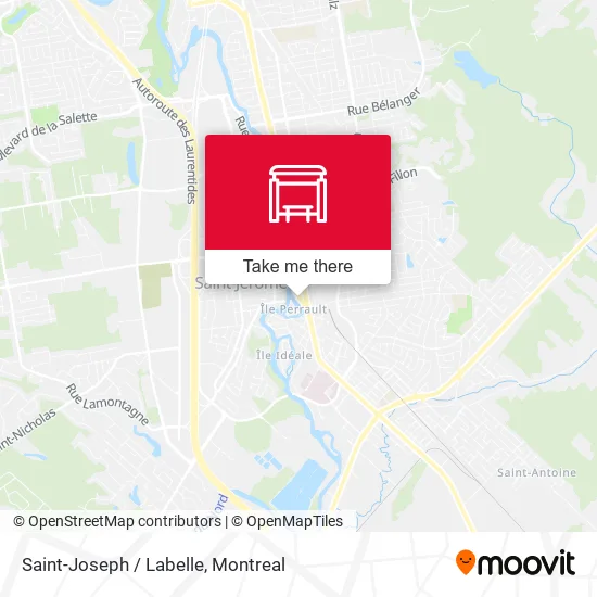 Saint-Joseph / Labelle map