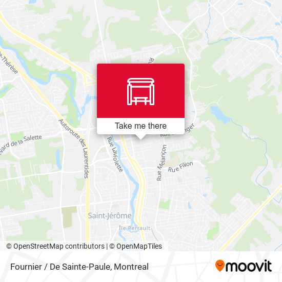 Fournier / De Sainte-Paule map
