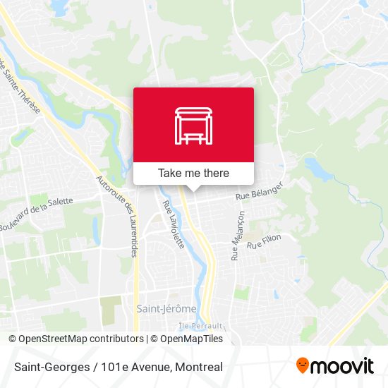 Saint-Georges / 101e Avenue map