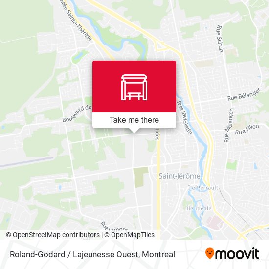 Roland-Godard / Lajeunesse Ouest map