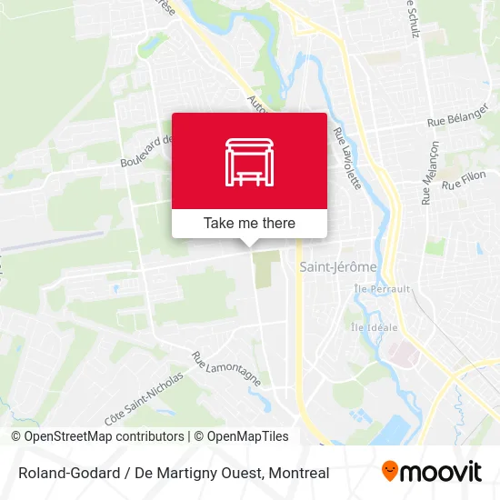 Roland-Godard / De Martigny Ouest map