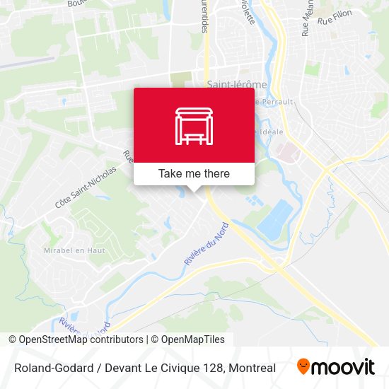 Roland-Godard / Devant Le Civique 128 map
